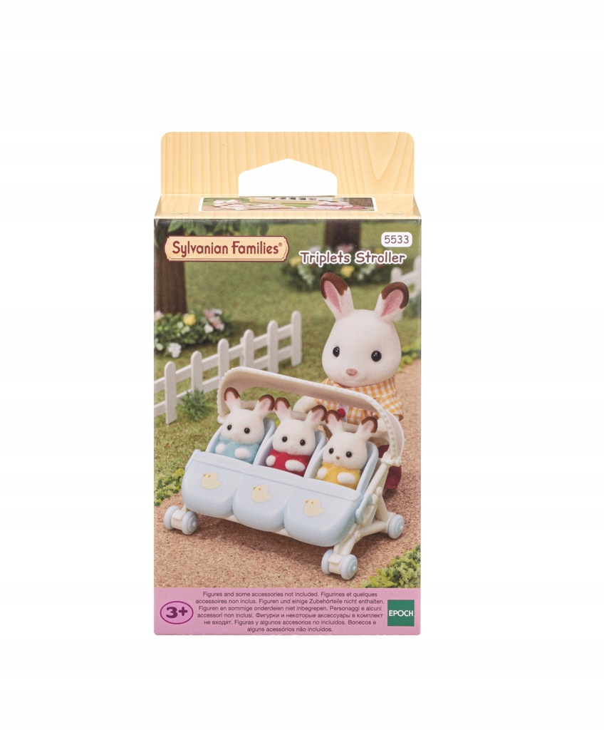 Sylvanian Families Spacerówka Dla Trojaczków 5533