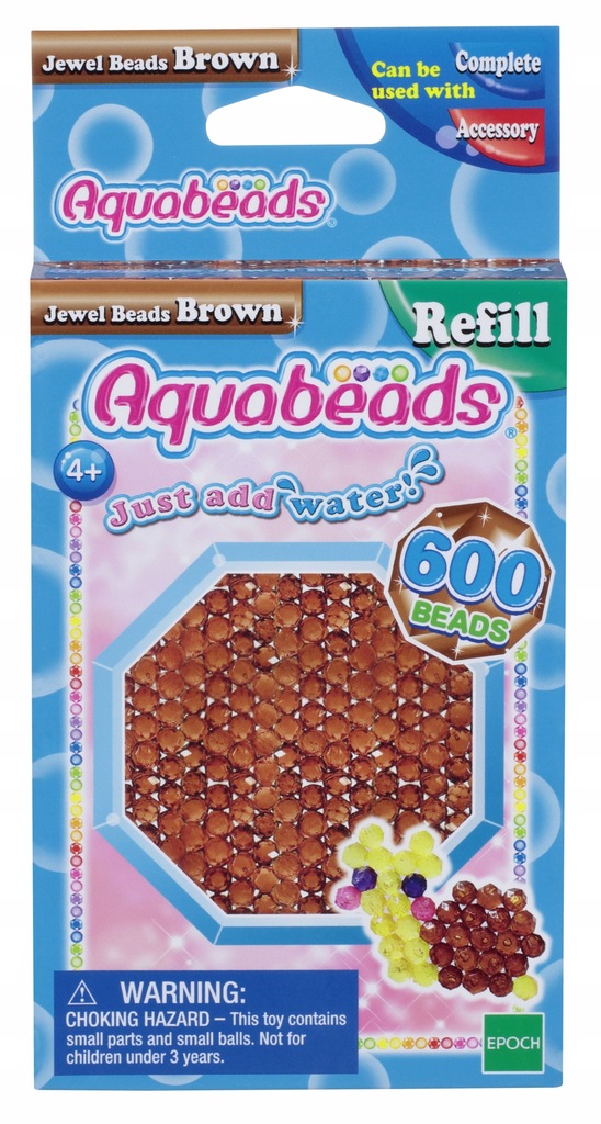 Aquabeads Brązowe Koraliki Klejnociki 32738