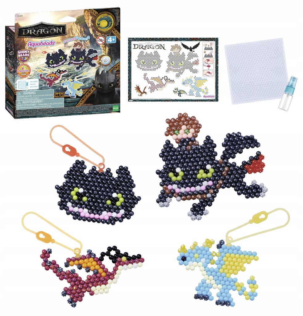 Aquabeads Jak wytresować smoka How to train the dragon 35124 - obrazek 2