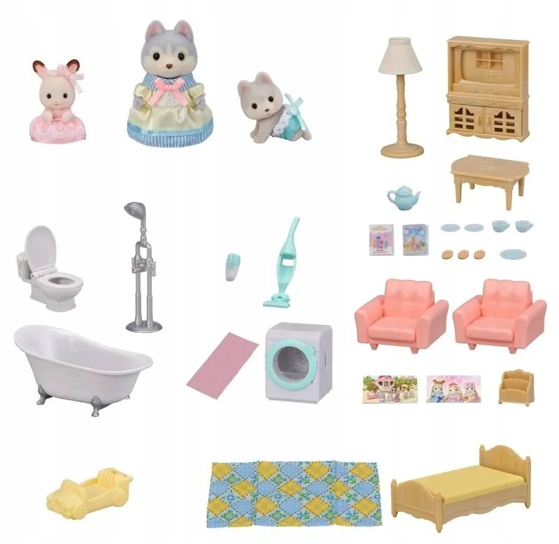Sylvanian Families Domek z Oświetleniem i Dodatkami 5727 - obrazek 2