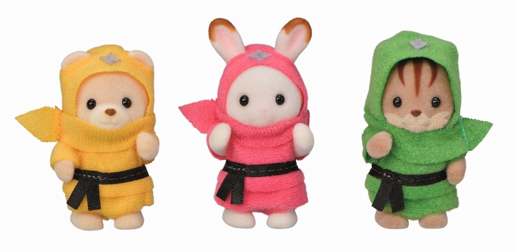 Sylvanian Families Baby Trio Ninja 5616 - obrazek 2