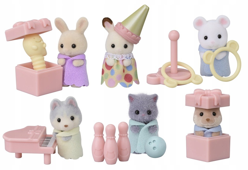 Sylvanian Families Mini Party Maluchów Torebki Niespodzianki 5835 - obrazek 2