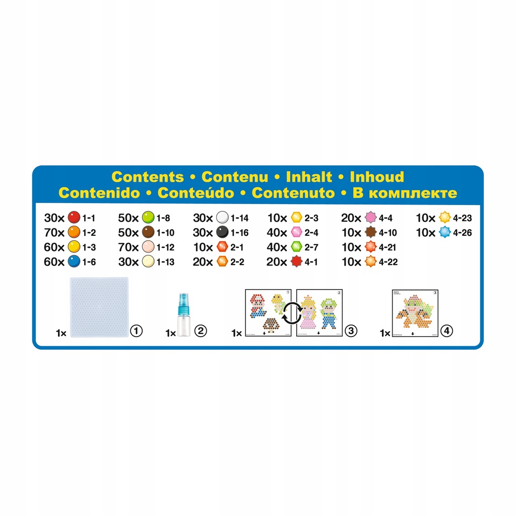 Aquabeads Zestaw Super Mario Koraliki 31946 - obrazek 3