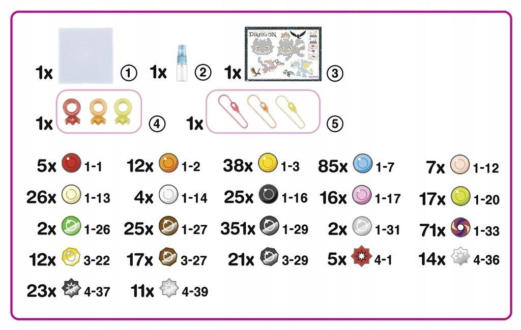 Aquabeads Jak wytresować smoka How to train the dragon 35124 - obrazek 3