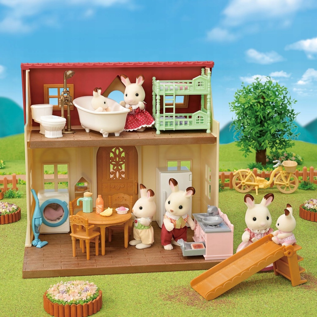 Sylvanian Families Domek z Czerwonym Dachem 5785 - obrazek 3