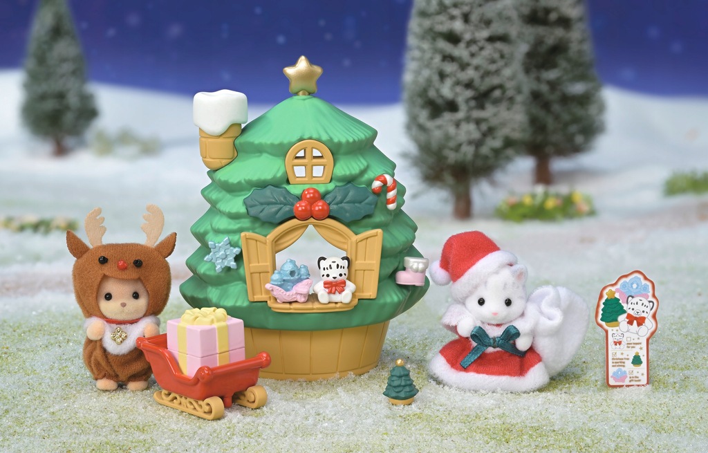Sylvanian Families Fabryka Zabawek Świętego Mikołaja 5822 - obrazek 4