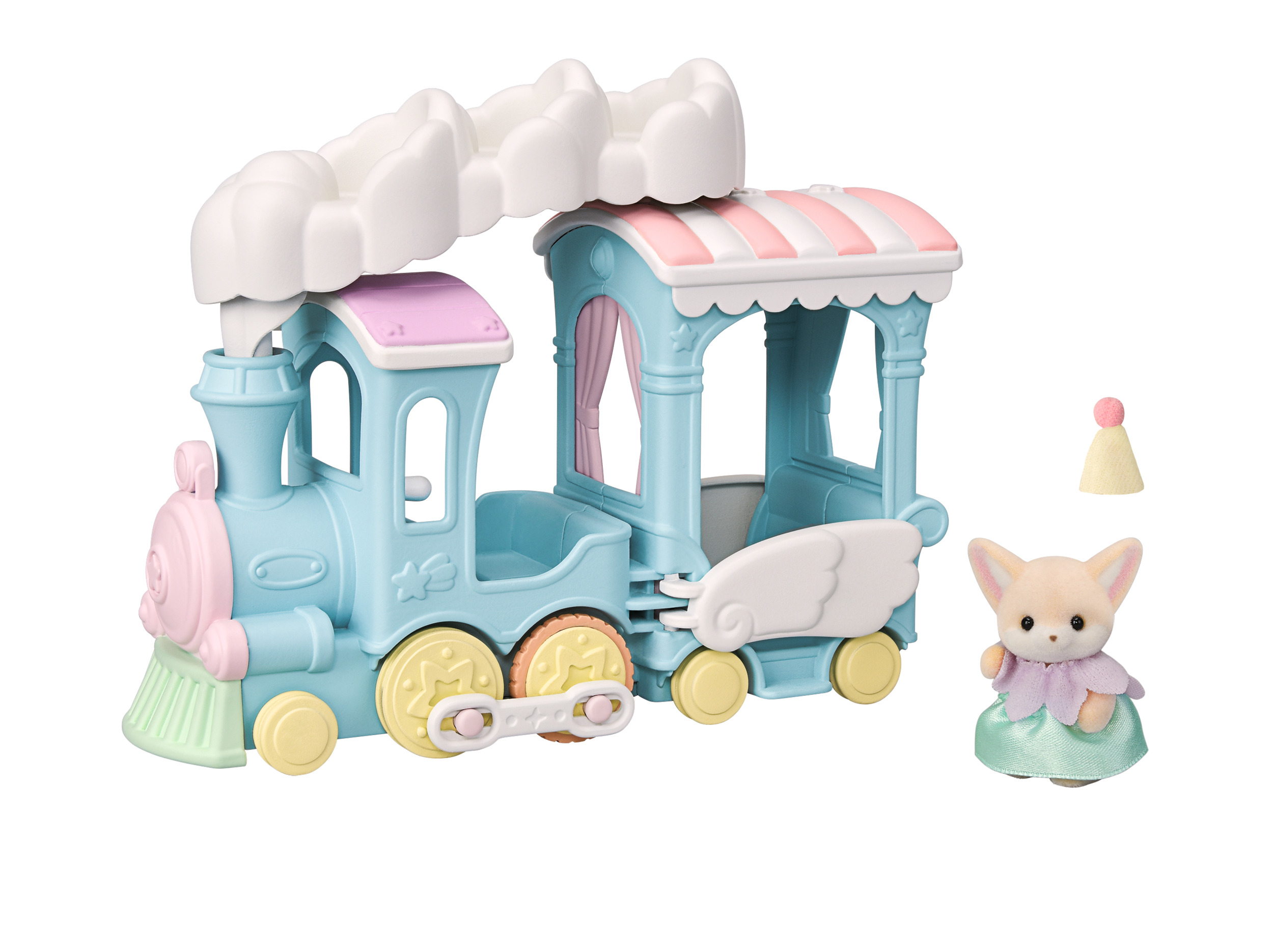 Sylvanian Families Kolorowa Ciuchcia i Lisek 5702 - obrazek 2